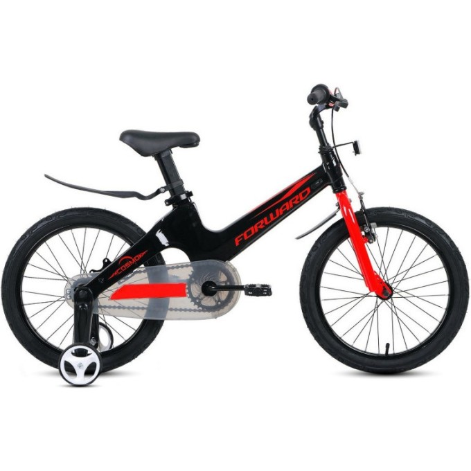 Велосипед FORWARD COSMO 18 (1 ск.) 2023, черный с рамой 18" IB3FE10FEXBKXXX