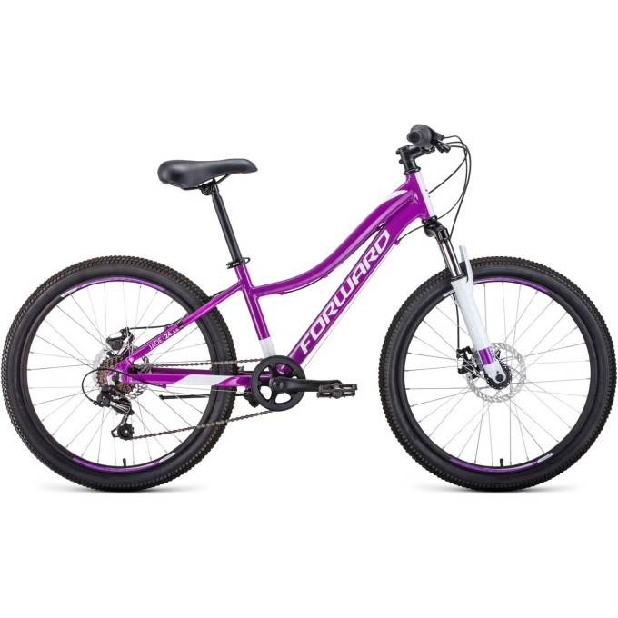 Велосипед FORWARD JADE 24 2.0 disc (2020) фиолетовый 74809 FIOLETOVYII
