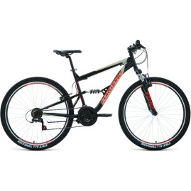 Велосипед FORWARD RAPTOR 27,5 1.0, рама 18", 2020-2021, черный/красный Велосипед FORWARD RAPTOR 27,5 1.0, рама 18", 2020-2021, черный/красный