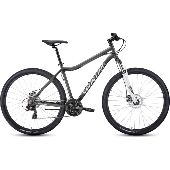Велосипед FORWARD SPORTING 29 2.0 D (2022) черный/белый с рамой 21" 94946 CHERNYII/BELYII 21