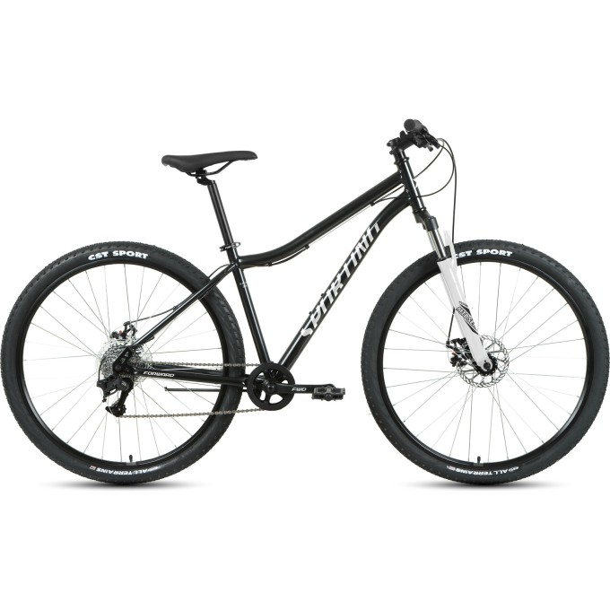 Велосипед FORWARD SPORTING 29 2.2 D (2022) черный/белый с рамой 19" 94947 CHERNYII/BELYII 19